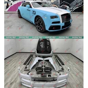 Se adapta a paneles de capó de parachoques delantero trasero de fibra de carbono seco Rolls-Royce Wraith 2014-2021 - Imagen 1 de 25