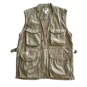 💥DOMKE PhoTOGS Gilet Utility Uomo Grandi Tasche Cachi Safari Fotografia Pesca - Foto 1 di 11