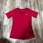Nike Womens Zonal Cooling Ray Running Top Hot Pink Size Xs