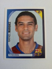 Panini Champions League sticker 2007 2008 #50 Rafael Marquez Barcelona unused