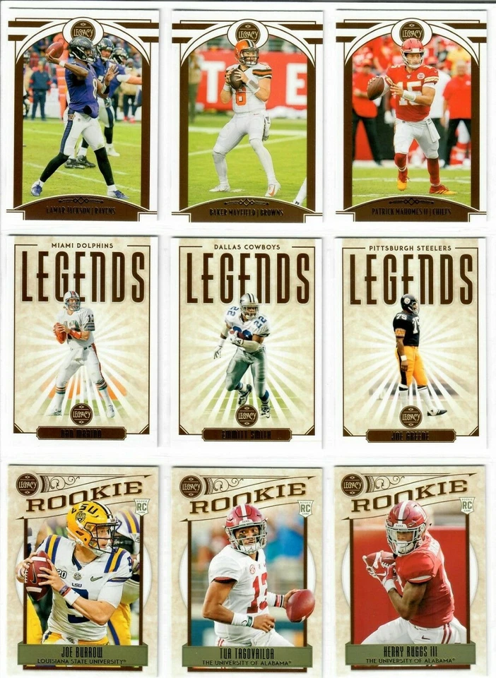 2020 Panini Legacy Football Base Legend Rookies You Choose BURROW TUA HERBERT ++ - Image 1 of 1
