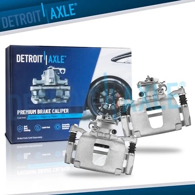 Par de pinças de freio traseiras com suportes para Volkswagen Routan Dodge Grand Caravan - Imagem 1 de 4