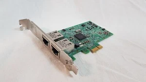 HP 616012-001 332T Dual Port 1GB Ethernet PCI-E Network Adapter Card Full Height - Picture 1 of 11
