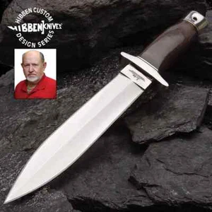Gil Hibben Dual Edge Boot Knife Dagger Fixed Blade GH5078 Pakkawood 5Cr15 New - Picture 1 of 9
