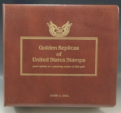 41 GOLDEN REPLICAS STAMPS ISSUES JUN 22 1993/JUN 6 1994 SET 1 DAY COVER 22K GOLD - Image 1 of 4