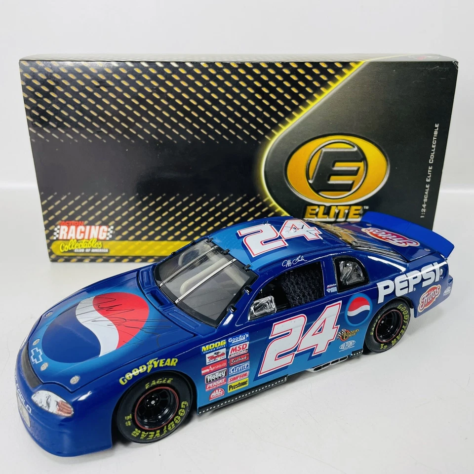 Jeff Gordon #24 Pepsi 1999 Monte Carlo 1:24 Elite RCCA  Diecast Autographed Auto - Image 1 of 4