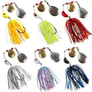 Spinner Baits Fishing Lures KitBass Fishing Lures Spinnerbaits Buzzbait Set H... - Picture 1 of 7