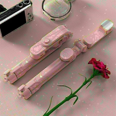 Soporte de trípode de control Bluetooth portátil palo para selfies para iPhone 11 Pro Max/XR/X Foto 1 de 4