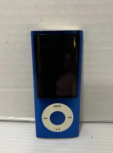 Apple iPod 5th Gen A1320 Blue No Power Cord Light Scratches Untested - Picture 1 of 2