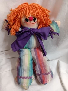 Vintage Clown Stoffpuppe - Bild 1 von 10