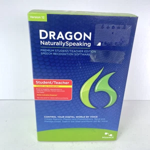 Dragon Naturally Speaking Version 12 Premium Student/ Teacher NEW SEALED - Picture 1 of 6