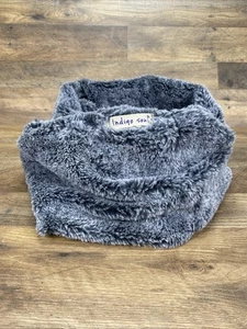 Indigo Soul Kunstfell Infinity Schal grau super weich Kuscheltuch Halstuch Schal - Bild 1 von 5