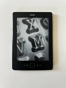 Amazon Kindle 4th Gen D01100 Wi-Fi 6" e-Book Black Reader - Picture 1 of 11