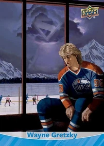 2025 DC x NHL X Upper Deck Crossover #1 Superman Exclusive Wayne Gretzky PRESALE - Picture 1 of 2