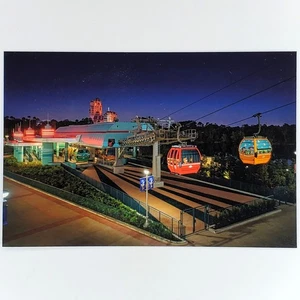 Walt Disney World Skyliner Gondeln Postkarte Tower of Terror Holly Studios Nacht - Bild 1 von 2