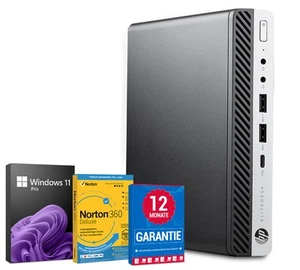 HP EliteDesk 800 G5 Mini PC Computer - i5-9500T 16GB 256GB SSD Win 11 Pro - Bild 1 von 3
