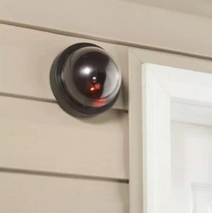 NEW 2pcs Dummy Camera Fake Security CCTV Dome with Flashing Red LED Light - Picture 1 of 7