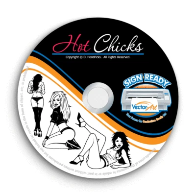 SIGN READY VECTOR ART SEXY-HOT GIRLS-WOMEN CLIPART-VECTOR CLIP ART-VINYL CUTTER PLOTTER & GRAPHICS CD