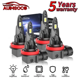 Kit de faros LED bombillas haz alto bajo 72000LM para Chevy Silverado 2023 2024 2025 - Imagen 1 de 13