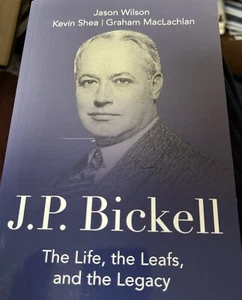 J. P. Bickell The Life Mining Toronto Maple Leafs Hockey Mining Book Trophy - Imagen 1 de 2
