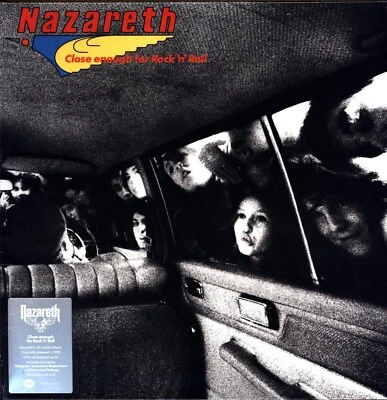 NAZARETH - CLOSE ENOUGH FOR ROCK 'n' ROLL  (blue vinyl reissue promo) SALVO389LP - Image 1 of 2