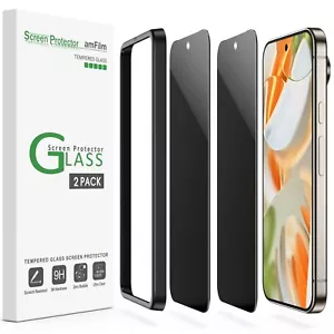 amFilm Progettato per Google Pixel 9 Pro/9 Privacy 6.3" Protezione Schermo, Confezione da 2 - Foto 1 di 6