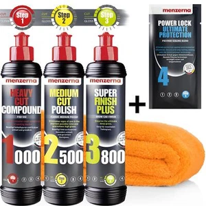 Juego de pulido pasta lijado pulido de coche pulido brillante menzerna 1000 2500 3800 250 ml - Imagen 1 de 6