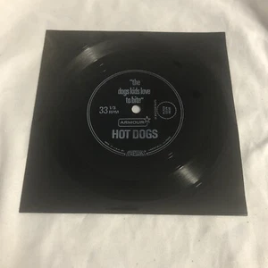 1968 Armour Hot Dogs Jingle Eva Tone Soundsheet Flexidisc Dogs Kids Love to Bite - Picture 1 of 2