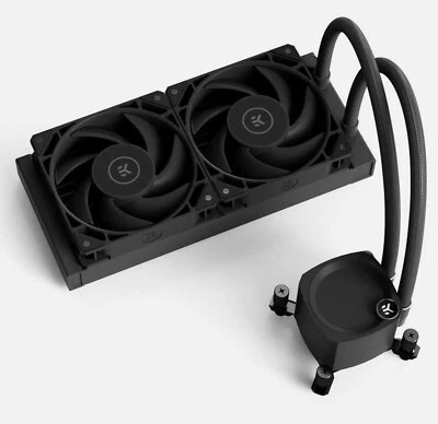 EK Water Blocks EK Nucleus AIO CR240 Dark CPU Liquid Cooler Water Cooling, 240mm - Image 1 of 4
