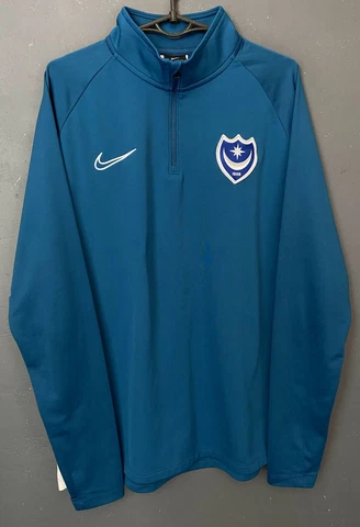 MEN'S FC PORTSMOUTH 2019/2020 TRAINING TOP SOCCER FOOTBALL SHIRT JERSEY SIZE L Cover