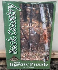 Legendary Whitetails Buck Country Jigsaw Puzzle 100 Piece 9" x 18" NEW - Picture 1 of 3
