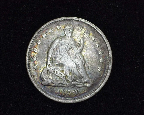 HS&C: 1859 O Liberty Seated Half Dime F - US Coin Cover
