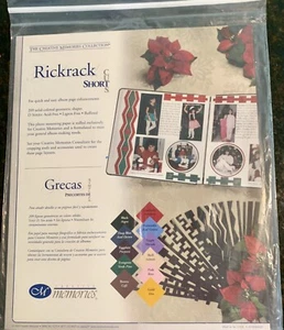 Creative Memories Rickrack Short Cuts 209 Solid-Colored Geometric Shapes NEW - Picture 1 of 2