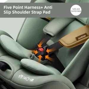 Jovikids Ranger tt Baby Car Seat with 360 Swivel - Isofix 0+1/2/3 ECE R129/E4 - Picture 1 of 7