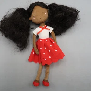 Muñeca de trapo de peluche Aurora Little Lilly Holiday Girl Jasmine Doll 12" - Imagen 1 de 6
