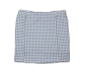 White Fawn Blue & White Checkered Mini Skirt Girls Size Large - Picture 1 of 3