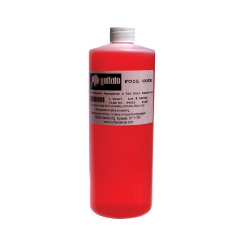 BUFFALO FOIL COTE LIQUID SEPARATOR 1 QUART PINK ALGINATE PROTECTIVE COATING @ SEPERATOR