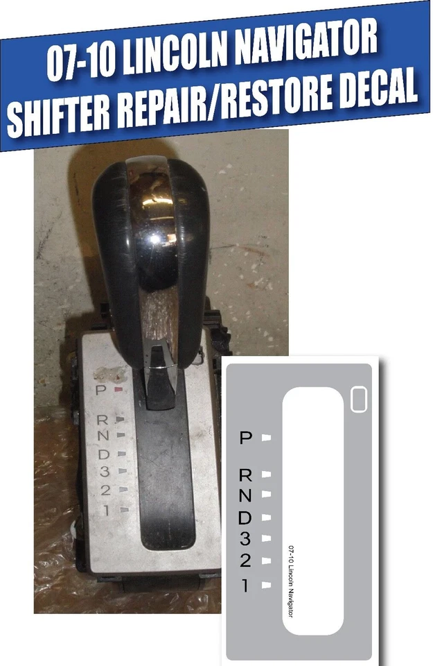 Lincoln Navigator 2007-2010 palanca de cambios selector de marchas cambio calcomanía mate pegatina Foto 1 de 4