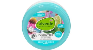 alverde NATURKOSMETIK Fußbutter Limette & Echinacea, 200 ml - Bild 1 von 3