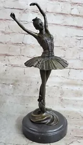 Detalle Prima Bailarina Escultura de Bronce Art Nouveau Deco Figura Estatua Decoración - Imagen 1 de 7