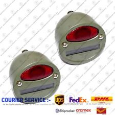 MILITARY CAT EYE REAR TAIL LIGHT SET 4'' FOR WILLYS MB FORD GPW JEEP TRUCK