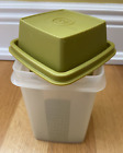 Vtg Tupperware Pick-A-Deli Pickle/Olive Keeper Clear #1330-12 with Lid & Tray