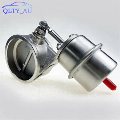 3.5"/3.5 Inch Exhaust Control Valve Vacuum Actuated Closed Downpipe Steel - Image 1 of 4