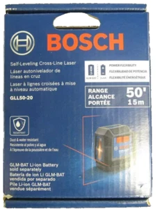 Nivel láser autonivelante Bosch GLL50-20 50 pies línea cruzada con tecnología VisiMax NUEVO - Imagen 1 de 4