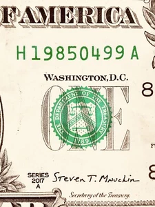 April 9 1985 Birthday Anniversary Date Note $1 Dollar Bill 2017A - Picture 1 of 3