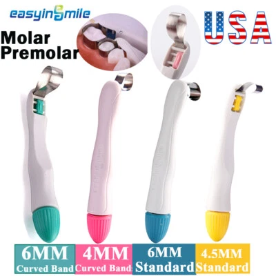 Dental Pro Matrix Bands Pre Formed Curved matrices Bands Molar Premolar straight - Image 1 of 4