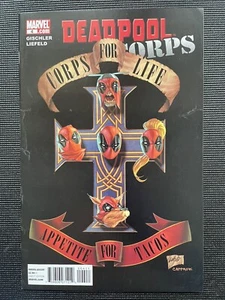 Deadpool Corps #4 2010 VF+ Liefeld Guns N Roses Marvel - Picture 1 of 11
