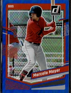 2023 Donruss MARCELO MAYER Blue Holo Card - RED SOX - Picture 1 of 2