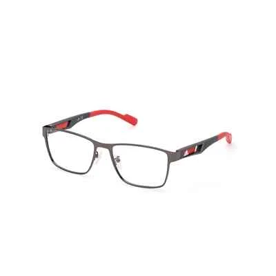 Marco óptico de gafas Adidas SP5034 008 Gunmetal y metal rojo 55-17-145 Foto 1 de 4