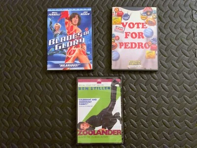 Napoleon Dynamite ZOOLANDER & Blades of Glory DVD Movies Wide Screen Special Ed. - Image 1 of 4